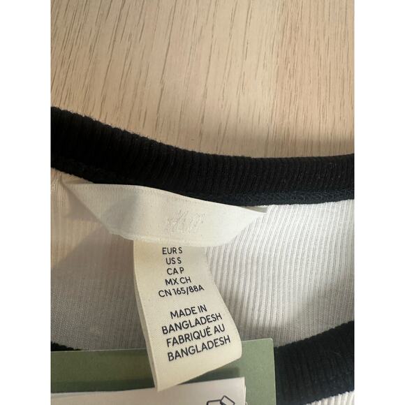 H&M Cotton Ribbed White Tanktop - New - Picture 5 of 5